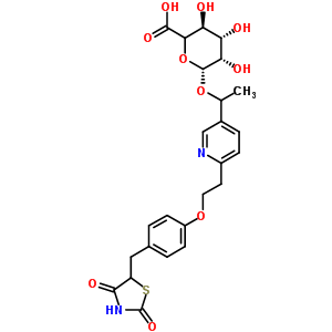 Hydroxy pioglitazone (m-iv) beta-d-glucuronideStructure,625853-76-1Structure Hydroxy pioglitazone (m-iv) beta-d-glucuronide Structure,625853-76-1Structure