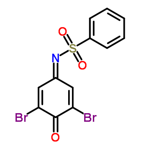 N-(3,5-dibromo-4-oxo-2,5-cyclohexadien-1-ylidene)benzenesulfonamideStructure,62638-01-1Structure N-(3,5-dibromo-4-oxo-2,5-cyclohexadien-1-ylidene)benzenesulfonamide Structure,62638-01-1Structure