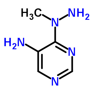 Pyrimidine, 5-amino-4-(1-methylhydrazino)- (6ci,8ci)Structure,6265-79-8Structure Pyrimidine, 5-amino-4-(1-methylhydrazino)- (6ci,8ci) Structure,6265-79-8Structure