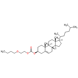 Carbonic acid 2-butoxyethyl cholest-5-en-3beta-yl esterStructure,62778-23-8Structure Carbonic acid 2-butoxyethyl cholest-5-en-3beta-yl ester Structure,62778-23-8Structure