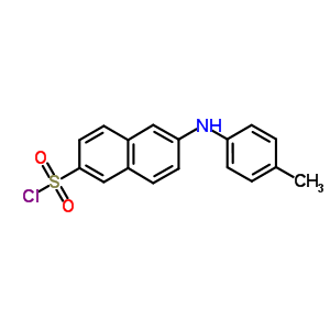 6-(P-toluidino)naphthalene-2-sulfonylStructure,62778-24-9Structure 6-(P-toluidino)naphthalene-2-sulfonyl Structure,62778-24-9Structure