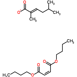 2-Butenedioic acid (z)-, dibutyl ester, polymer with 2-methylpropyl2-methyl-2-propenoateStructure,62851-73-4Structure 2-Butenedioic acid (z)-, dibutyl ester, polymer with 2-methylpropyl2-methyl-2-propenoate Structure,62851-73-4Structure