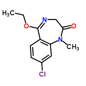 8-Chloro-5-ethoxy-1-methyl-1h-1,4-benzodiazepin-2(3h)-oneStructure,62903-63-3Structure 8-Chloro-5-ethoxy-1-methyl-1h-1,4-benzodiazepin-2(3h)-one Structure,62903-63-3Structure