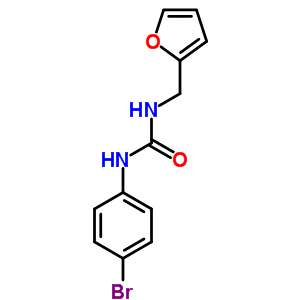3-(4-Bromophenyl)-1-(2-furylmethyl)ureaStructure,6297-91-2Structure 3-(4-Bromophenyl)-1-(2-furylmethyl)urea Structure,6297-91-2Structure