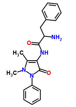 4-PhenylalanylaminoantipyrineStructure,62989-74-6Structure 4-Phenylalanylaminoantipyrine Structure,62989-74-6Structure