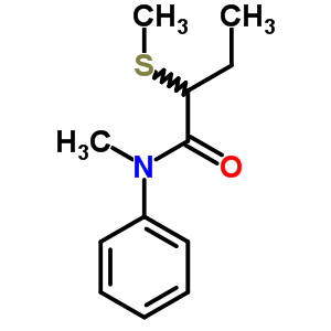 Butanamide,n-methyl-2-(methylthio)-n-phenyl-Structure,63017-93-6Structure Butanamide,n-methyl-2-(methylthio)-n-phenyl- Structure,63017-93-6Structure