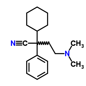 2-Cyclohexyl-4-dimethylamino-2-phenyl-butanenitrileStructure,6309-14-4Structure 2-Cyclohexyl-4-dimethylamino-2-phenyl-butanenitrile Structure,6309-14-4Structure