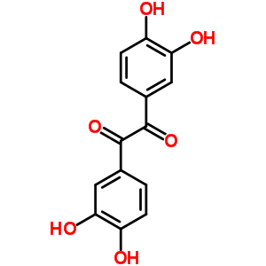 1,2-Ethanedione,1,2-bis(3,4-dihydroxyphenyl)-Structure,6309-15-5Structure 1,2-Ethanedione,1,2-bis(3,4-dihydroxyphenyl)- Structure,6309-15-5Structure