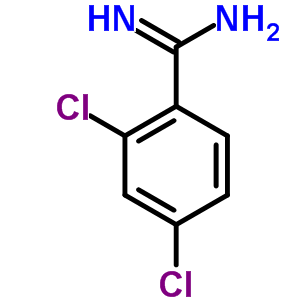 2,4-Dichloro-benzamidineStructure,63124-43-6Structure 2,4-Dichloro-benzamidine Structure,63124-43-6Structure