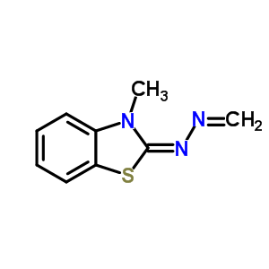 Formaldehyde, (3-methyl-2(3h)-benzothiazolylidene)hydrazoneStructure,63149-32-6Structure Formaldehyde, (3-methyl-2(3h)-benzothiazolylidene)hydrazone Structure,63149-32-6Structure