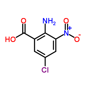 2-Amino-5-chloro-3-nitrobenzoic acidStructure,6324-51-2Structure 2-Amino-5-chloro-3-nitrobenzoic acid Structure,6324-51-2Structure