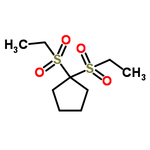 1,1-Bis(ethylsulfonyl)cyclopentaneStructure,6331-13-1Structure 1,1-Bis(ethylsulfonyl)cyclopentane Structure,6331-13-1Structure