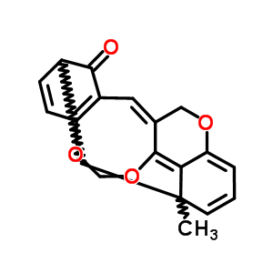 6-Methyl-6,12-methano-6h,12h,13h-benzopyran(4,3-d)benzodioxocin-13-oneStructure,63326-72-7Structure 6-Methyl-6,12-methano-6h,12h,13h-benzopyran(4,3-d)benzodioxocin-13-one Structure,63326-72-7Structure