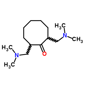 2,8-Bis(dimethylaminomethyl)cyclooctan-1-oneStructure,6333-26-2Structure 2,8-Bis(dimethylaminomethyl)cyclooctan-1-one Structure,6333-26-2Structure