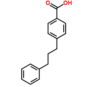 Benzoic acid,4-(3-phenylpropyl)-Structure,6337-66-2Structure Benzoic acid,4-(3-phenylpropyl)- Structure,6337-66-2Structure