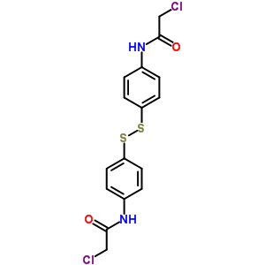 N,n-(dithiobis(4,1-phenylene))bis(2-chloroacetamide)Structure,6339-52-2Structure N,n-(dithiobis(4,1-phenylene))bis(2-chloroacetamide) Structure,6339-52-2Structure