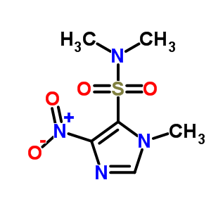 N,n,3-trimethyl-5-nitro-imidazole-4-sulfonamideStructure,6339-62-4Structure N,n,3-trimethyl-5-nitro-imidazole-4-sulfonamide Structure,6339-62-4Structure