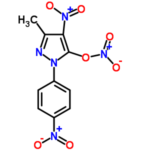 3-Methyl-4-nitro-1-(4-nitrophenyl)-1h-pyrazol-5-ol nitrateStructure,63549-41-7Structure 3-Methyl-4-nitro-1-(4-nitrophenyl)-1h-pyrazol-5-ol nitrate Structure,63549-41-7Structure