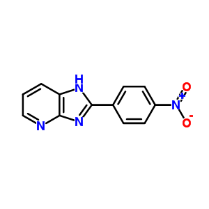2-(4-Nitrophenyl)-1h-imidazo(4,5-b)pyridineStructure,63581-48-6Structure 2-(4-Nitrophenyl)-1h-imidazo(4,5-b)pyridine Structure,63581-48-6Structure