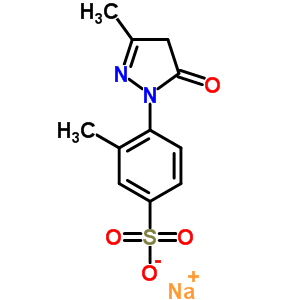 3-Methyl-4-(3-methyl-5-oxo-2-pyrazolin-1-yl)benzenesulfonic acid sodium saltStructure,63589-05-9Structure 3-Methyl-4-(3-methyl-5-oxo-2-pyrazolin-1-yl)benzenesulfonic acid sodium salt Structure,63589-05-9Structure