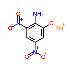 Sodium 2-amino-3,5-dinitrophenolateStructure,63589-13-9Structure Sodium 2-amino-3,5-dinitrophenolate Structure,63589-13-9Structure