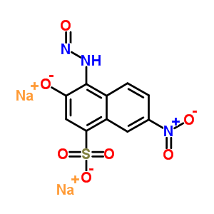 3-Hydroxy-7-nitro-4-(nitrosoamino)-1-naphthalenesulfonic acid sodium saltStructure,63589-21-9Structure 3-Hydroxy-7-nitro-4-(nitrosoamino)-1-naphthalenesulfonic acid sodium salt Structure,63589-21-9Structure