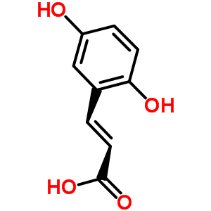 2,5-Dihydroxycinnamic acid Structure,636-01-1Structure