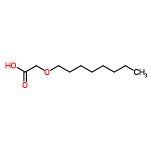 2-Octoxyacetic acidStructure,63632-58-6Structure 2-Octoxyacetic acid Structure,63632-58-6Structure