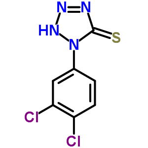 1-(3,4-Dichlorophenyl)-5-mercapto-1h-tetrazoleStructure,63684-99-1Structure 1-(3,4-Dichlorophenyl)-5-mercapto-1h-tetrazole Structure,63684-99-1Structure