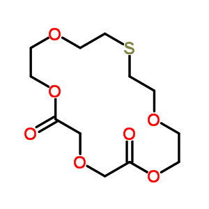2,6-Diketo-13-thia-18-crown-6Structure,63689-59-8Structure 2,6-Diketo-13-thia-18-crown-6 Structure,63689-59-8Structure