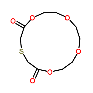 2,6-Diketo-4-thia-15-crown-5Structure,63689-63-4Structure 2,6-Diketo-4-thia-15-crown-5 Structure,63689-63-4Structure