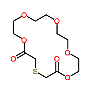 2,6-Diketo-4-thia-18-crown-6Structure,63689-64-5Structure 2,6-Diketo-4-thia-18-crown-6 Structure,63689-64-5Structure