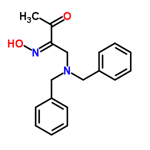 2,3-Butanedione,1-(dibenzylamino)-,2-oxime Structure,63732-21-8Structure