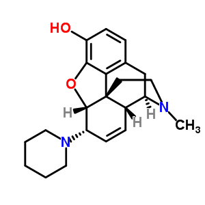 7,8-Didehydro-4,5α-epoxy-17-methyl-6α-piperidinomorphinan-3-olStructure,63732-66-1Structure 7,8-Didehydro-4,5α-epoxy-17-methyl-6α-piperidinomorphinan-3-ol Structure,63732-66-1Structure