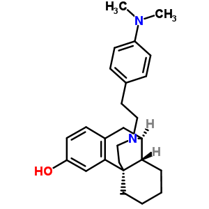 (-)-17-(P-dimethylaminophenethyl)morphinan-3-olStructure,63732-69-4Structure (-)-17-(P-dimethylaminophenethyl)morphinan-3-ol Structure,63732-69-4Structure