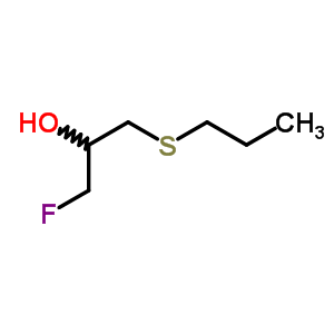 1-Fluoro-3-(propylthio)-2-propanolStructure,63744-56-9Structure 1-Fluoro-3-(propylthio)-2-propanol Structure,63744-56-9Structure