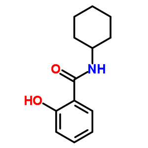 N-cyclohexyl-2-hydroxybenzamide Structure,63762-70-9Structure