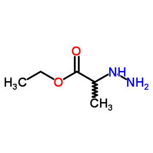 2-肼基丙酸乙酯結構式_63772-20-3結構式