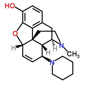6,7-Didehydro-4,5α-epoxy-17-methyl-8β-piperidinomorphinan-3-olStructure,63783-55-1Structure 6,7-Didehydro-4,5α-epoxy-17-methyl-8β-piperidinomorphinan-3-ol Structure,63783-55-1Structure