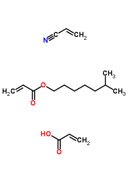 2-Propenoic acid, polymer with isooctyl 2-propenoate and 2-propenenitrileStructure,63793-45-3Structure 2-Propenoic acid, polymer with isooctyl 2-propenoate and 2-propenenitrile Structure,63793-45-3Structure