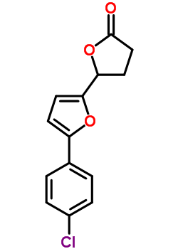 5-(5-(4-Chlorophenyl-2-furanyl))dihydro-2(3h)-furanoneStructure,63825-14-9Structure 5-(5-(4-Chlorophenyl-2-furanyl))dihydro-2(3h)-furanone Structure,63825-14-9Structure