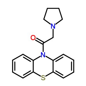 1-(10H-phenothiazin-10-yl)-2-(1-pyrrolidinyl)ethanoneStructure,63834-19-5Structure 1-(10H-phenothiazin-10-yl)-2-(1-pyrrolidinyl)ethanone Structure,63834-19-5Structure