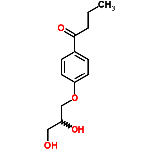 3-(P-butyrylphenoxy)-1,2-propanediolStructure,63834-66-2Structure 3-(P-butyrylphenoxy)-1,2-propanediol Structure,63834-66-2Structure
