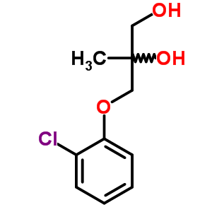 3-(O-chlorophenoxy)-2-methyl-1,2-propanediolStructure,63834-69-5Structure 3-(O-chlorophenoxy)-2-methyl-1,2-propanediol Structure,63834-69-5Structure