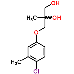 3-(4-Chloro-m-tolyloxy)-2-methyl-1,2-propanediolStructure,63834-74-2Structure 3-(4-Chloro-m-tolyloxy)-2-methyl-1,2-propanediol Structure,63834-74-2Structure