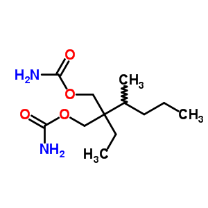 2-Ethyl-1-(1-methylbutyl)-1,3-propanediol dicarbamateStructure,63834-86-6Structure 2-Ethyl-1-(1-methylbutyl)-1,3-propanediol dicarbamate Structure,63834-86-6Structure