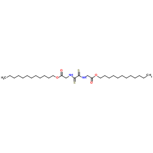 N,n’-bis(dodecyloxycarbonylmethyl)ethanebisthioamideStructure,63867-41-4Structure N,n’-bis(dodecyloxycarbonylmethyl)ethanebisthioamide Structure,63867-41-4Structure