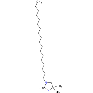 4,4-Dimethyl-1-octadecyl-2-imidazolidinethioneStructure,63869-16-9Structure 4,4-Dimethyl-1-octadecyl-2-imidazolidinethione Structure,63869-16-9Structure