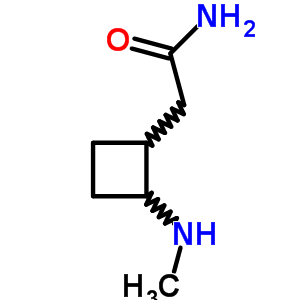 2-(Methylamino)-1-cyclobutaneacetamideStructure,63870-04-2Structure 2-(Methylamino)-1-cyclobutaneacetamide Structure,63870-04-2Structure