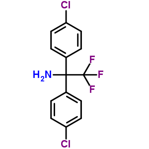 Benzenemethanamine,4-chloro-a-(4-chlorophenyl)-a-(trifluoromethyl)-Structure,63875-66-1Structure Benzenemethanamine,4-chloro-a-(4-chlorophenyl)-a-(trifluoromethyl)- Structure,63875-66-1Structure